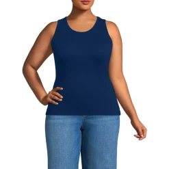 Women's Drapey Rib Fitted Tank Top