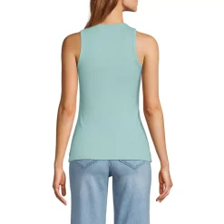 Women's Drapey Rib Fitted Tank Top