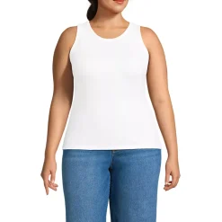 Women's Drapey Rib Fitted Tank Top