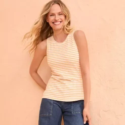 Women's Drapey Rib Fitted Tank Top