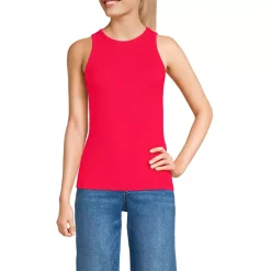 Women's Drapey Rib Fitted Tank Top