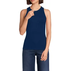 Women's Drapey Rib Fitted Tank Top