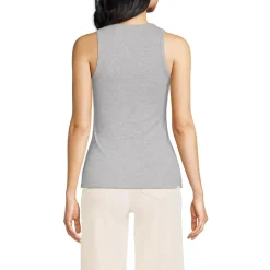 Women's Drapey Rib Fitted Tank Top