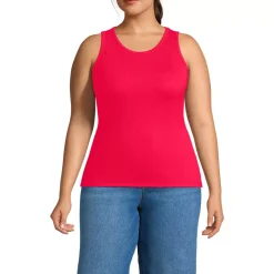 Women's Drapey Rib Fitted Tank Top
