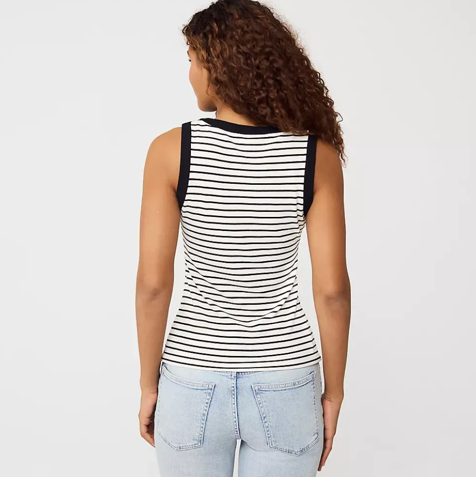 Women's Drapey Rib Fitted Tank Top