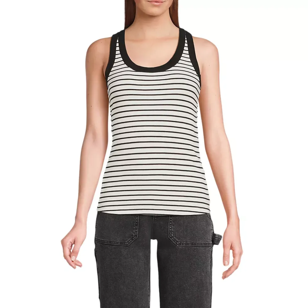 Women's Drapey Rib Fitted Tank Top