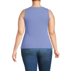 Women's Drapey Rib Fitted Tank Top