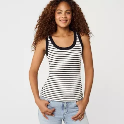 Women's Drapey Rib Fitted Tank Top