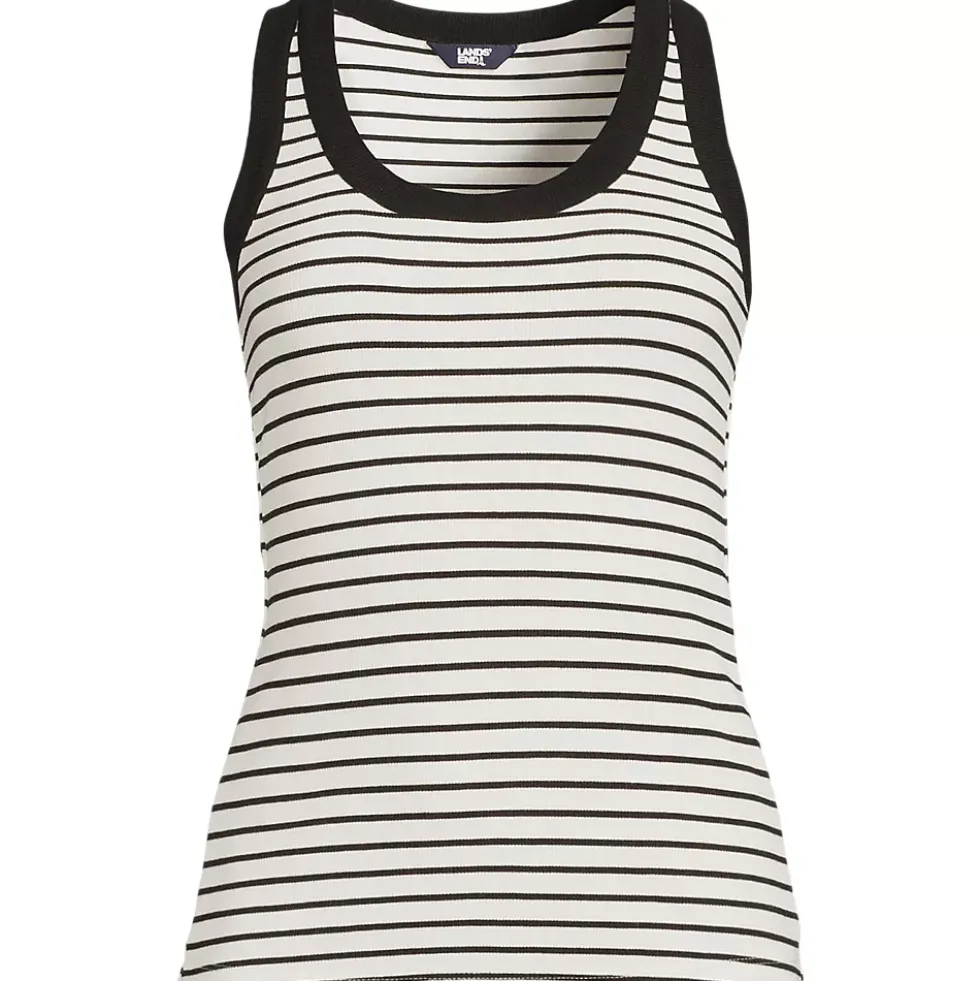 Women's Drapey Rib Fitted Tank Top