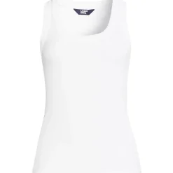 Women's Drapey Rib Fitted Tank Top