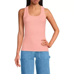 Women's Drapey Rib Fitted Tank Top