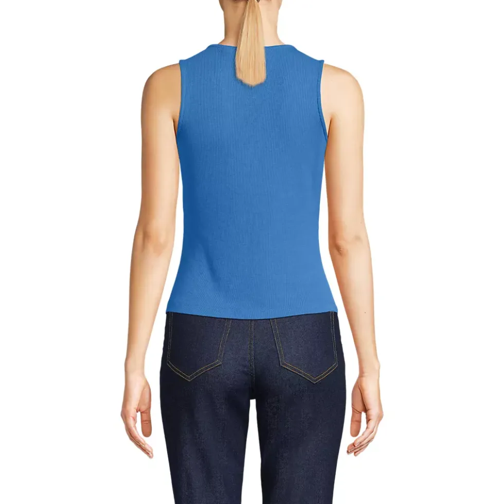 Women's Drapey Rib Vest