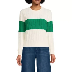 Women's Drifter Classic Cable Crew Neck Sweater
