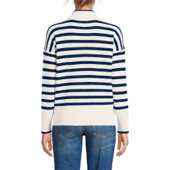 Women's Drifter Cotton Quarter Zip Pullover Sweater