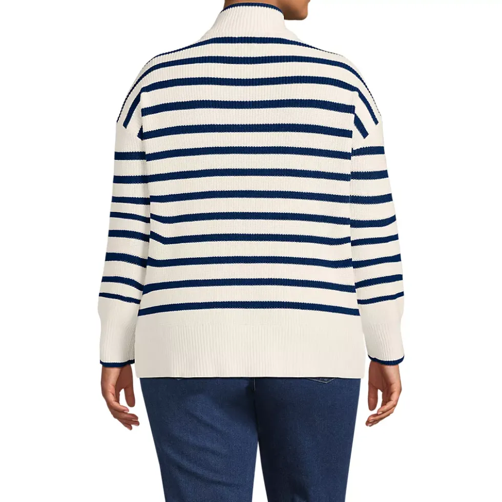 Women's Drifter Cotton Quarter Zip Pullover Sweater