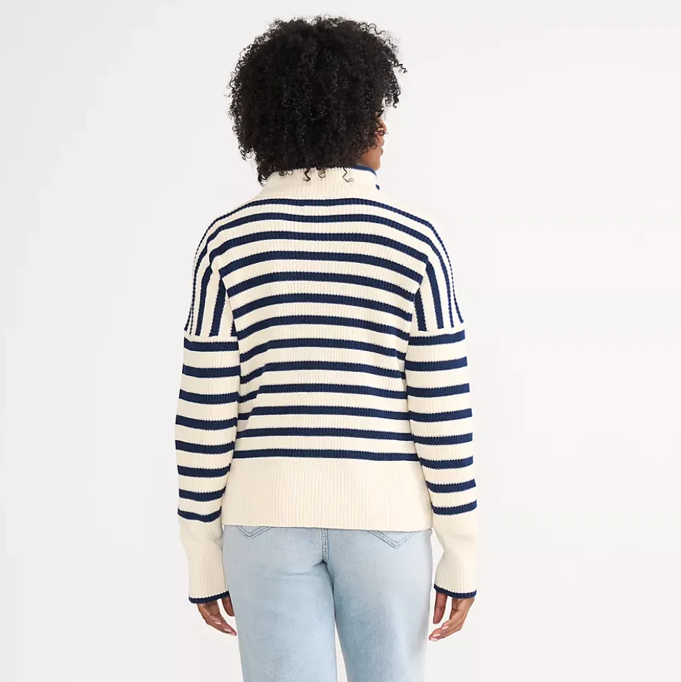 Women's Drifter Cotton Quarter Zip Pullover Sweater