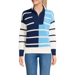 Women's Drifter Cotton Quarter Zip Pullover Sweater