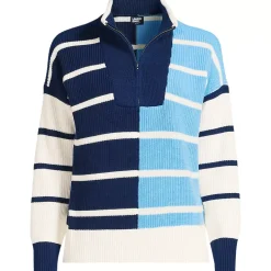 Women's Drifter Cotton Quarter Zip Pullover Sweater