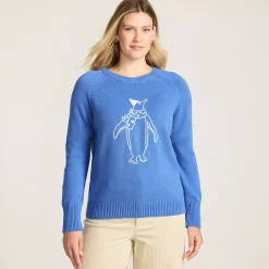 Women's Drifter Embroidered Raglan Crew Neck Sweater