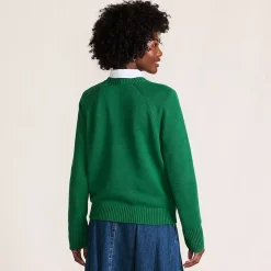 Women's Drifter Embroidered Raglan Crew Neck Sweater