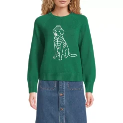 Women's Drifter Embroidered Raglan Crew Neck Sweater