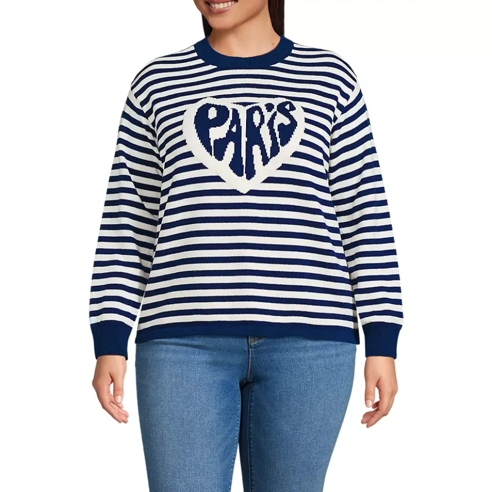 Women's Drifter Jacquard Crew Neck Sweater