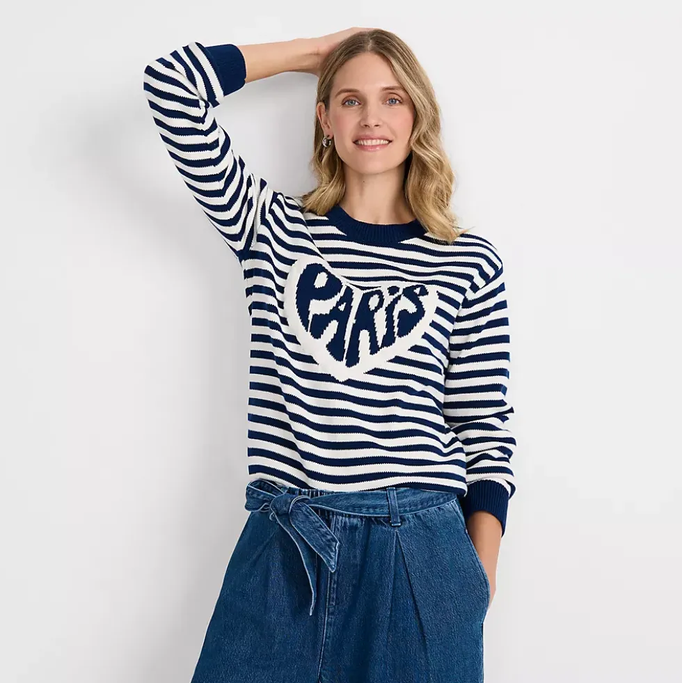 Women's Drifter Jacquard Crew Neck Sweater