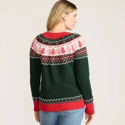 Women's Drifter Jacquard Raglan Crew Neck Sweater