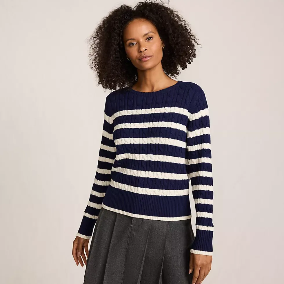Women's Drifter Modern Cable Crew Sweater
