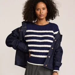 Women's Drifter Modern Cable Crew Sweater