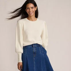 Women's Drifter Puff Sleeve Crew Neck Sweater