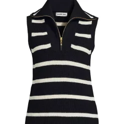Women's Drifter Quarter Zip Vest Sweater