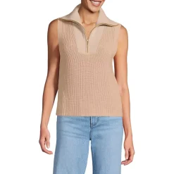 Women's Drifter Quarter Zip Vest Sweater