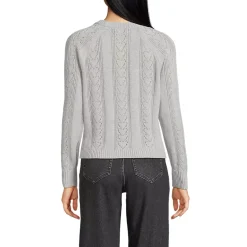 Women's Drifter Raglan Pointelle Crew Neck Sweater