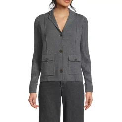 Women's Drifter Ribbed Collared Blazer Sweater