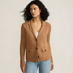 Women's Drifter Ribbed Collared Blazer Sweater