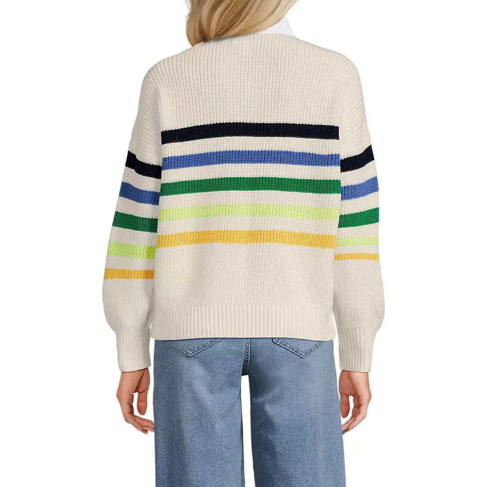 Women's Drifter Rugby with Woven Collar Sweater