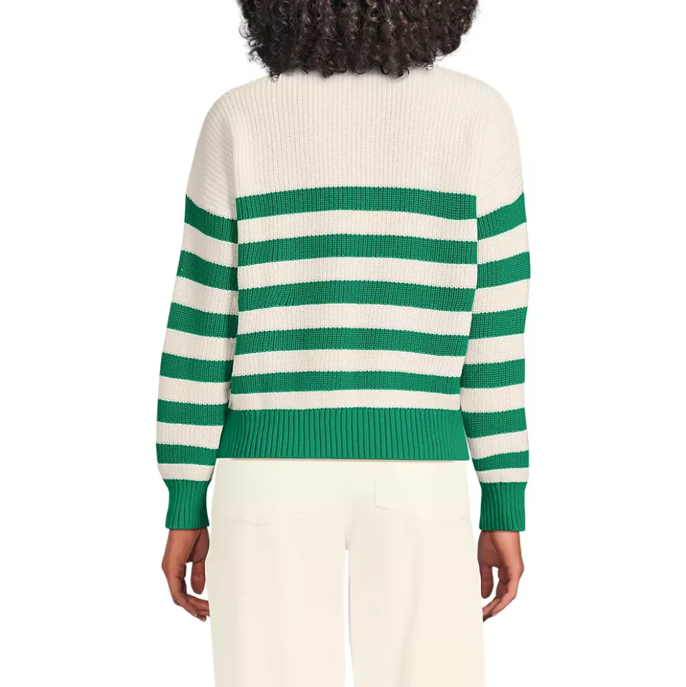 Women's Drifter Rugby with Woven Collar Sweater