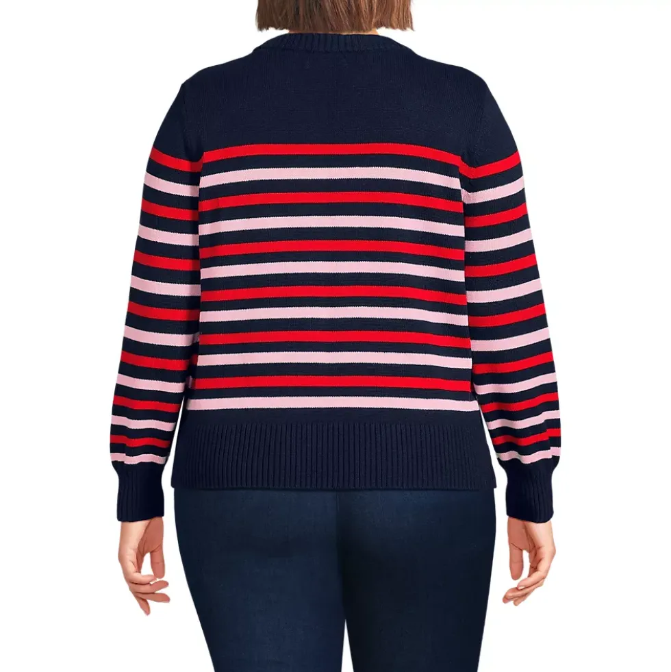 Women's Drifter Set in Sleeve Crew Neck Sweater