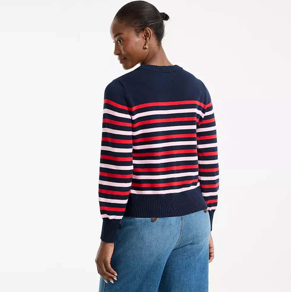 Women's Drifter Set in Sleeve Crew Neck Sweater