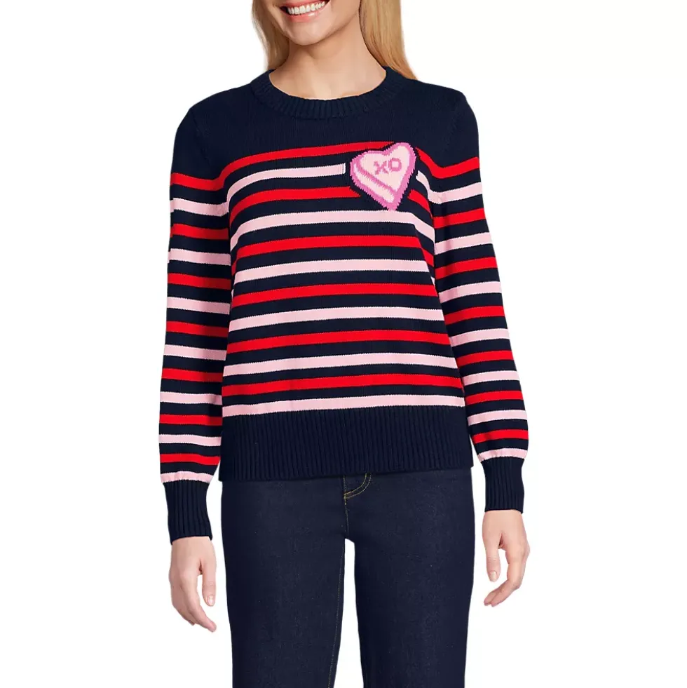 Women's Drifter Set in Sleeve Crew Neck Sweater