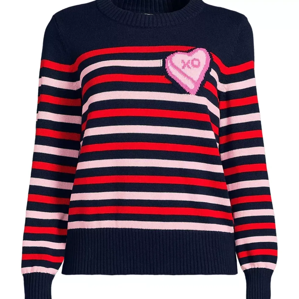 Women's Drifter Set in Sleeve Crew Neck Sweater