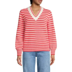 Women's Drifter Set in Sleeve Vneck Sweater