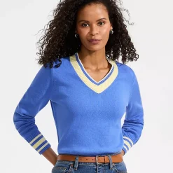 Women's Drifter Set in Sleeve Vneck Sweater