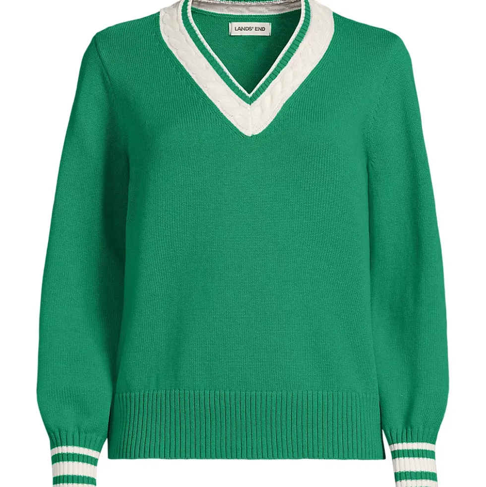 Women's Drifter Set in Sleeve Vneck Sweater