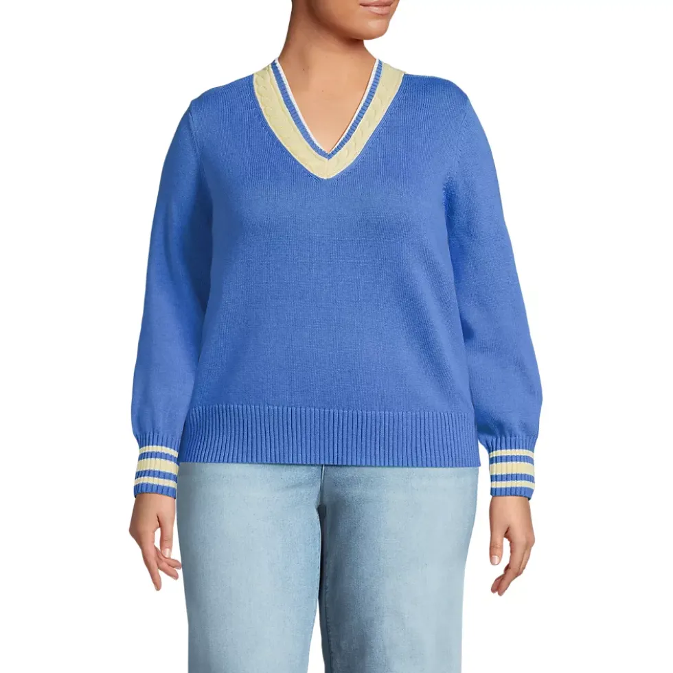 Women's Drifter Set in Sleeve Vneck Sweater