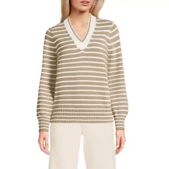 Women's Drifter Set in Sleeve Vneck Sweater