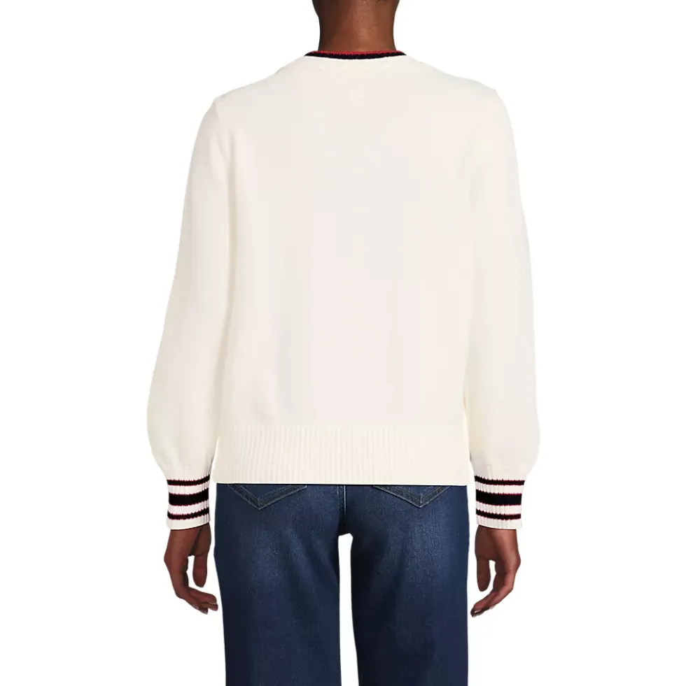 Women's Drifter Set in Sleeve Vneck Sweater