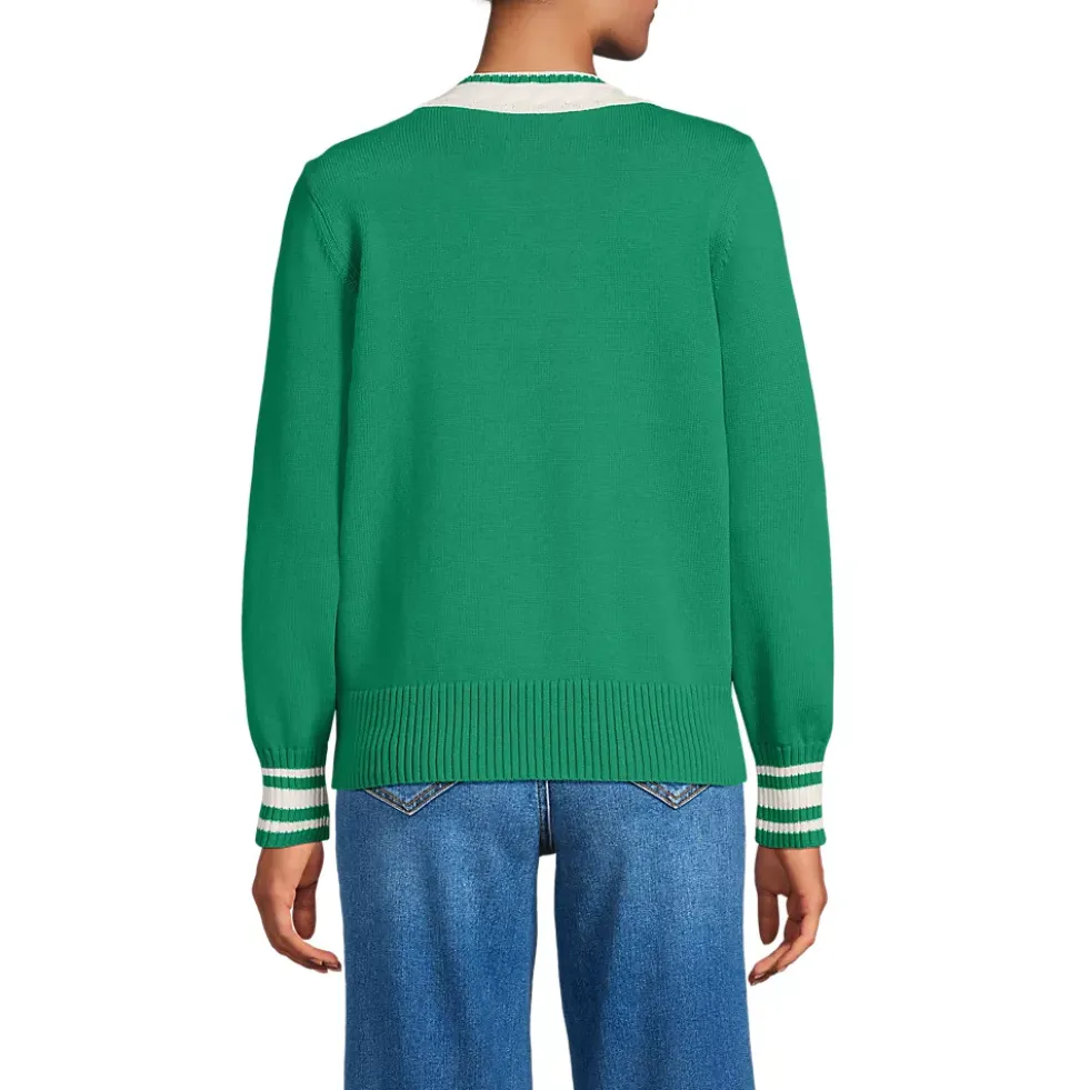 Women's Drifter Set in Sleeve Vneck Sweater