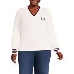 Women's Drifter Set in Sleeve Vneck Sweater